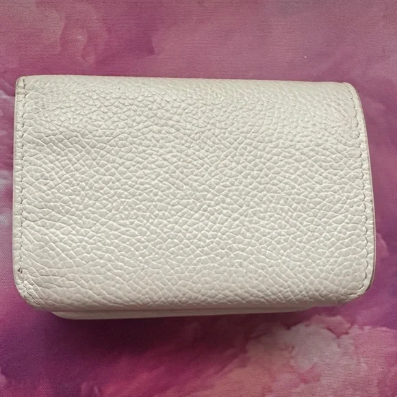 Balenciaga Compact Wallet (EUC; White/Silver) - Picture 3 of 16